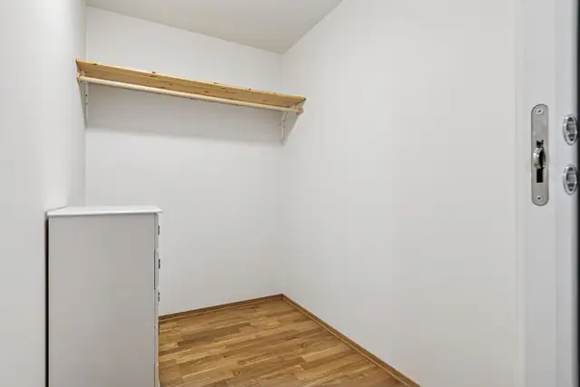 Praktisk innvendig bod.