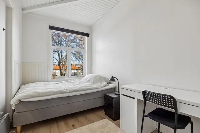 Effektivt disponert rom med gode bruksmuligheter.