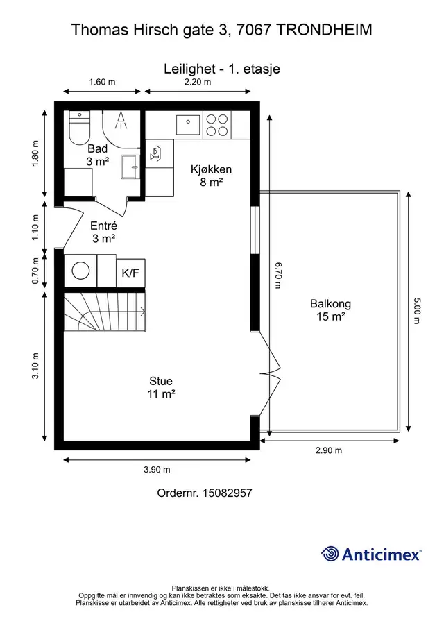 Plantegning - 1. etasje