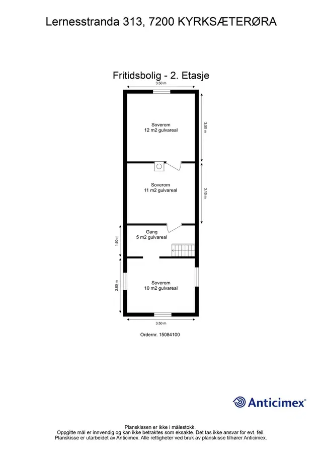 Planskisse 2. etasje.