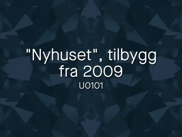 "Nyhuset", tilbygg fra 2009, bruksenhetsnummer U0101.