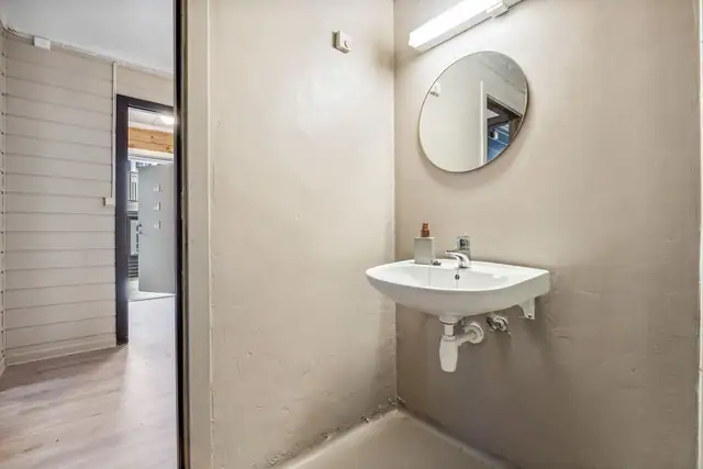 Fra gangen er det tilgang til badet.